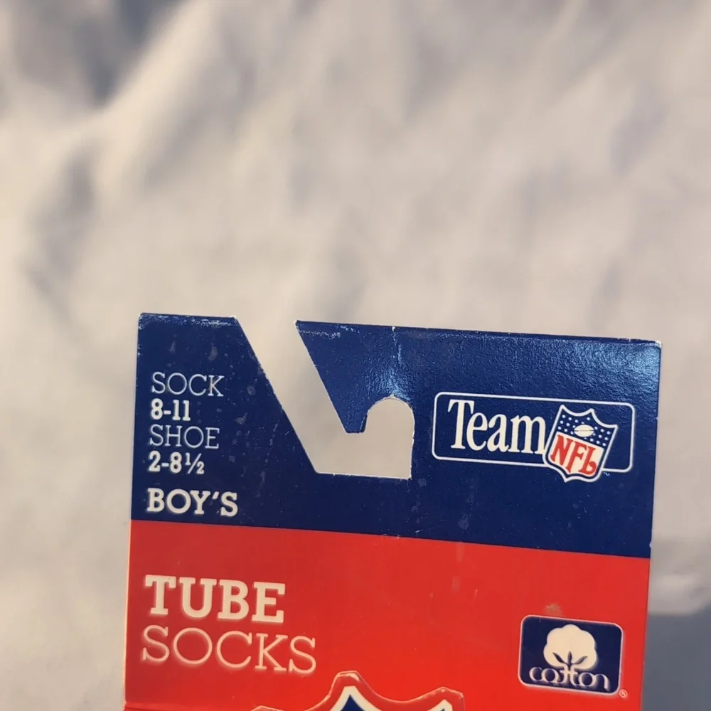 Vintage NWT Boy's Size 8-11 Team NFL Detroit Lions Tube Socks